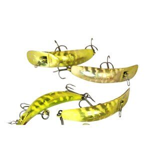USA Pre Rapala Luhr Jensen Fickle Pickle K15 "2001"Yellow Fishing Lures